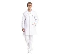Leiber Abrigo de hombre cit Bolsillo interior 12/492/01 Blanco 50