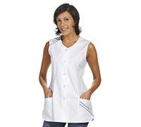 Leiber - Casaca para mujer, ideal como uniforme, sin mangas, varios colores, mujer, Leiber, Weiß, 44