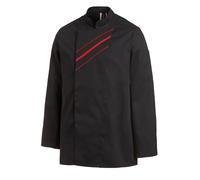 Leiber Chaqueta de cocinero para hombre 12/1224/10 Negro 44
