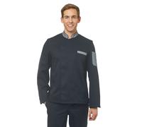 Leiber Chaqueta de cocinero para hombre 12/2755/1082 Negro/gris claro 46