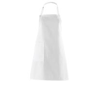 Leiber Delantal con peto 11/473/01 Blanco