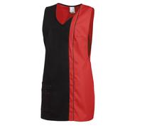 Leiber Delantal de señora 08/2541/1002 negro/rojo II