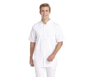 Leiber Túnica de hombre wit 1/2 manga 12/9940/01 Blanco M