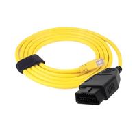 LEIBOCHAO OBD OBD2 Rj45 ENET Cable Ethernet para interfaz de codificación 2M Compatible Serie G F, OBD Ethernet, Diagnóstico de automóvil OBD2, Cable Ethernet Cable blindado Serie OBDII F