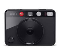Leica Sofort 2 Cámara digital e instantánea con pantalla LCD, 2 disparadores, 10 efectos de lente y soporte para la aplicación Leica FOTOS (Negro)