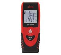 Leica DISTO D1: Medidor láser de distancia sencillo y fácil de usar con Bluetooth (se conecta a aplicaciones), uso en interiores con un alcance de 40 m