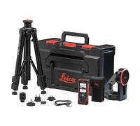Leica DISTO D5 Paquete: Set de medidor láser de Distancia con Adaptador Leica FTA 360 y trípode Tri 75 en Estuche para puntería y medición precisa (Uso en Interior y Exterior)
