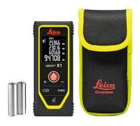 Leica DISTO X1 - Resistente medidor láser (clase de protección IP65) con NFC y Bluetooth (para uso de aplicaciones) y manejo sencillo (uso en interiores con un alcance de 100 m)