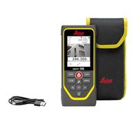 Leica DISTO X6: Resistente medidor láser de Distancia (IP65) con Bluetooth y cámara de Puntero láser para mediciones de Distancia bajo Las Condiciones más Adversas (Interiores y Exteriores)