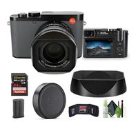 Leica Q3 43 Cámara digital compacta (19084) 60MP sensor CMOS BSI de fotograma completo, APO-Summicron 43mm f/2 ASPH. Lente, grabación de video 8K + tarjeta SD de 64 GB + kit de limpieza y más