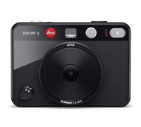 Leica Sofort 2 Cámara digital e instantánea con pantalla LCD, 2 disparadores, 10 efectos de lente y soporte para la aplicación Leica FOTOS (Negro)