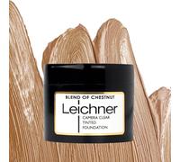 Leichner mezcla de base tintada clara de la cámara de castaño