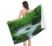 Leichong Toalla de Playa Selva Grande de Microfibra Hombre Mujer, Toallas Playa Río Montaña Secado Rápido, Absorbente Toalla Baño 100 x 200 cm