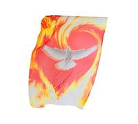 Leichtes Banner Quadratisch - Tanzfahnen | Symbolisches Mit Engelschwingen-Design Für Tanzgottesdienst | Chiffon Banner Für Mädchen Anfänger Christliche Tänzerinnen Auftritte Veranstaltungen Gebet