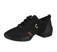 Leichtrit Jazz Contemporáneo Baile Sneaker,Zapatillas Deportivas De Baile,Zapatos Baile Deportivo Jazz,Zapatillas Jazz,con Cordones,absorción de Golpes,para Entrenamiento Jazz,Danza FolclóRica