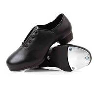 Leichtrit Zapatos claqué de tacón bajo,Zapatos de Claque,Student Jazz Tap,Zapatos de Jazz Tap Mujer,Zapatos de Tap Niñas,Antideslizante,Diseño de Cordones Ajustables,para representaciones escénicas