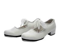 Leichtrit Zapatos claqué,Zapatillas de claqué para Principiantes,Mujeres Zapatos Tap Zapatos,No lesiona los pies,Antideslizante,Se Ajusta Perfectamente pies,para Baile Libre,práctica,competición,