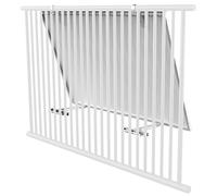 LEICKE Soporte de mini central eléctrica de balcón para todos los módulos solares | Soporte de panel solar de aleación de aluminio robusto | Soporte de panel solar de barandilla de mini central
