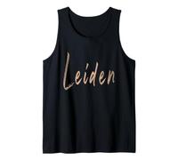 Leiden Países Bajos Diseño Elegante Vintage Camiseta sin Mangas