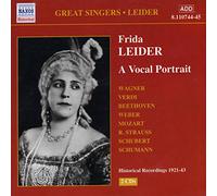 Leider,Frida - Lieder Et Airs D'Opéras - Schumann, Verdi, Wagner