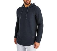 Leif Nelson Sudadera con capucha para hombre, corte ajustado, porcentaje de algodón, básico, blanco, sudadera con capucha, camiseta con capucha, manga larga para niños, camiseta negra con capucha