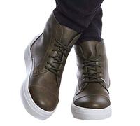 Leif Nelson Zapatillas para Hombre de Deporte Zapatos LN-158 Caqui 41 EU