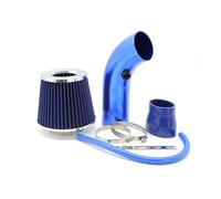 LEIFEIS Filtro De Aire para Coche Tubo De Aluminio De Admisión Coche De 3 Pulgadas Y 76 MM con Admisión De Filtro Aire Kit De Tubería Turboalimentada(A Set of Blue)