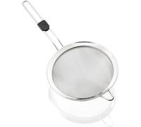 Leifheit Colador de cocina con mango fino, colador metálico con apoyo para el pulgar, colador fino con un orificio para colgar y 20 cm de diametro