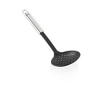 Leifheit 24058 - Espumadera de Nailon con Mango De Metal, Diseño Redondo, Negro