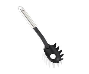 Leifheit 24060 - Cucharón de Nailon para Pasta, Negro Cuchara Espaguetis Nylon