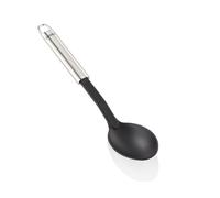 Leifheit 24061 - Cuchara para Servir, De Nailon con Mango De Metal, Negro Cuchar