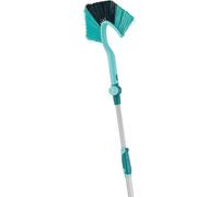 Leifheit escobilla para polvo Dusty Telscope 220, escobilla leifheit para limpiar los rincones con palo de longitud variable (140 - 220 cm), plumero compatible con todos los palos Click System
