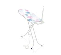 Leifheit Tabla de Planchar Classic M Basic Plus Plancha de Vapor o clásicas con guía de Hilo y Toma eléctrica NF, Acero, Blanco, 40,5 x 8,6 x 142,3 cm