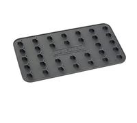 Leifheit Alfombrilla de silicona para estacionar la plancha, alfombrilla antideslizante resistente al calor para proteger su tabla de planchar, gris, 25,5 x 14 cm