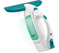 Leifheit Aspirador Limpiacristales Dry & Clean con Click System | Limpieza sin marcas, 38 min de autonomía, uso en horizontal y por encima de la cabeza, para ventanas, espejos y duchas