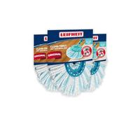 Leifheit Cabezal de Recambio Clean Twist Disc Mop Micro dúo Set de 3