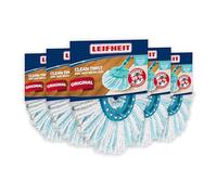 Leifheit Cabezal de Recambio Clean Twist Disc Mop Micro dúo Set de 5