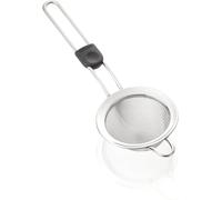 Leifheit Colador de cocina con mango fino, colador metálico con apoyo para el pulgar, colador fino con un orificio para colgar y 7,5 cm de diametro
