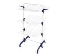 Leifheit Tower Dryer Comfort 420, tendedero, tendedero, espacio de secado de 42 m, marco de acero resistente, incluye clips para calcetines y perchas, abierto 167 x 66 x 87 cm de alto; cerrado 95 x 66