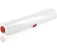 Leifheit Cortaláminas Perfect Cut, portarrollos de cocina móvil para rollos de 33 cm de ancho, cortador de papel de aluminio y film con sierra