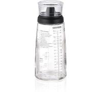 Leifheit Mezclador de aliños 6686 – vidrio 300 ml, tapa, salida antigoteo, escala ml y FL oz