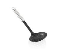 Leifheit Espumadera 24058 – Nailon, mango de metal, diseño redondo, negro