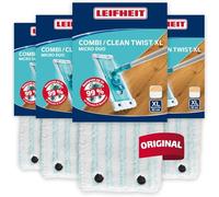 Leifheit Funda de Lavado Clean Twist XL, Combi XL Micro Duo Set de 4