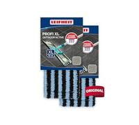Leifheit Funda de Lavado Profi Outdoor XL 42 cm, Pack de 2 | Pack de 2 fundas para mopa fregona, microfibra y cerdas de plástico, para terraza, balcón, escaleras y garaje, lavable 60 °C
