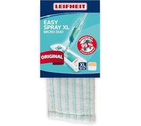Leifheit Funda de recambio para mopa Easy Spray XL micro dúo, funda de microfibra lavable para mopa superabsorbente, funda de mopa fregona para todo tipo de suelos lisos.