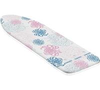 Leifheit Funda para Tabla de Planchar Cotton Classic S, Acolchada 3 mm | Ajustable con cordón elástico y tirante, apta para plancha de vapor y centro de planchado, para tablas de hasta 110 x 30 cm