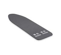 Leifheit Funda para tabla de planchar Thermo Reflect S/M en color negro antracita, funda acolchada para tablas de planchar de hasta 125 x 40 cm, reflecta el vapor y el calor