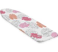 Leifheit Funda para tablas de planchar Cotton Comfort L/Universal, funda acolchada de hasta 140 x 45 cm, funda ajustable con cordón elástico
