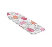 Leifheit Funda para tablas de planchar Cotton Comfort S/M, funda acolchada para tablas de hasta 125 x 40 cm, funda ajustable con cordón elástico