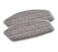 Leifheit juego de 2 almohadillas de repuesto para limpiador a vapor CleanTenso, mopa a vapor Funda para una limpieza profunda, repuesto para mopa a vapor con parte inferior de velcro
